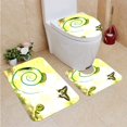 thumbnail image 1 of PUDMAD Cycle Transformation 3 Piece Bathroom Rugs Set Bath Rug Contour Mat and Toilet Lid Cover, 1 of 2