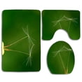 thumbnail image 1 of PUDMAD Dandelion Seed Wide Resolution 3 Piece Bathroom Rugs Set Bath Rug Contour Mat and Toilet Lid Cover, 1 of 2