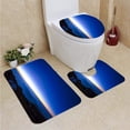 thumbnail image 1 of PUDMAD Dawn 3 Piece Bathroom Rugs Set Bath Rug Contour Mat and Toilet Lid Cover, 1 of 2