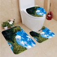 thumbnail image 1 of PUDMAD Deep in Amazonian Rainforest 3 Piece Bathroom Rugs Set Bath Rug Contour Mat and Toilet Lid Cover, 1 of 2