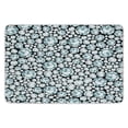 thumbnail image 1 of PUDMAD Diamond DecorSilver Diamonds on Treasure Island Digital Prints rations DecorativeBlack Blue 3 Piece Bathroom Rugs Set Bath Rug Contour Mat and Toilet Lid Cover, 1 of 2