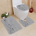 thumbnail image 1 of PUDMAD Dolphins 3 Piece Bathroom Rugs Set Bath Rug Contour Mat and Toilet Lid Cover, 1 of 2