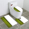 thumbnail image 1 of PUDMAD Empty Backyard 3 Piece Bathroom Rugs Set Bath Rug Contour Mat and Toilet Lid Cover, 1 of 2