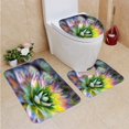 thumbnail image 1 of PUDMAD Endemic Plant from Mount Roraima in Venezuela 3 Piece Bathroom Rugs Set Bath Rug Contour Mat and Toilet Lid Cover, 1 of 2