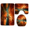 thumbnail image 1 of PUDMAD Fantasy Horse Running to Sky Cloud 3 Piece Bathroom Rugs Set Bath Rug Contour Mat and Toilet Lid Cover, 1 of 2