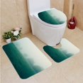 thumbnail image 1 of PUDMAD Foggy Countryside 3 Piece Bathroom Rugs Set Bath Rug Contour Mat and Toilet Lid Cover, 1 of 2