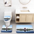 thumbnail image 1 of PUDMAD Forbidden City at Sunset 3 Piece Bathroom Rugs Set Bath Rug Contour Mat and Toilet Lid Cover, 1 of 2