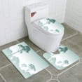 thumbnail image 1 of PUDMAD Forest Landscape 3 Piece Bathroom Rugs Set Bath Rug Contour Mat and Toilet Lid Cover, 1 of 2