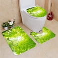 thumbnail image 1 of PUDMAD Fresh Tree 3 Piece Bathroom Rugs Set Bath Rug Contour Mat and Toilet Lid Cover, 1 of 2