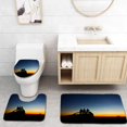 thumbnail image 1 of PUDMAD Friends 3 Piece Bathroom Rugs Set Bath Rug Contour Mat and Toilet Lid Cover, 1 of 2