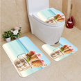 thumbnail image 1 of PUDMAD Fruit ice Cream Beach 3 Piece Bathroom Rugs Set Bath Rug Contour Mat and Toilet Lid Cover, 1 of 2