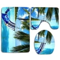 thumbnail image 1 of PUDMAD Fun in Summer Beach 3 Piece Bathroom Rugs Set Bath Rug Contour Mat and Toilet Lid Cover, 1 of 2