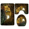 thumbnail image 1 of PUDMAD Gateway to Otherworld Caves Kesh 3 Piece Bathroom Rugs Set Bath Rug Contour Mat and Toilet Lid Cover, 1 of 2