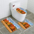 thumbnail image 1 of PUDMAD Grand Teton Nation Park Fall Explosion 3 Piece Bathroom Rugs Set Bath Rug Contour Mat and Toilet Lid Cover, 1 of 2