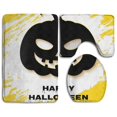 thumbnail image 1 of PUDMAD Happy Halloween Pumpkin 3 Piece Bathroom Rugs Set Bath Rug Contour Mat and Toilet Lid Cover, 1 of 2