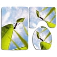thumbnail image 1 of PUDMAD Hardworking Ant 3 Piece Bathroom Rugs Set Bath Rug Contour Mat and Toilet Lid Cover, 1 of 2