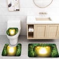 thumbnail image 1 of PUDMAD Heart Road in a Fantasy Forest 3 Piece Bathroom Rugs Set Bath Rug Contour Mat and Toilet Lid Cover, 1 of 2