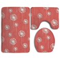 thumbnail image 1 of PUDMAD Helicopter 3 Piece Bathroom Rugs Set Bath Rug Contour Mat and Toilet Lid Cover, 1 of 2