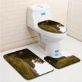 thumbnail image 1 of PUDMAD Herd Sheep on Beautiful Mountain Meadow in Netherlands on a Beautiful Morning 3 Piece Bathroom Rugs Set Bath Rug Contour Mat and Toilet Lid Cover, 1 of 2