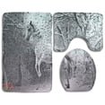 thumbnail image 1 of PUDMAD Horse Running In Rainforest 3 Piece Bathroom Rugs Set Bath Rug Contour Mat and Toilet Lid Cover, 1 of 2