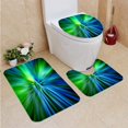 thumbnail image 1 of PUDMAD Hyperspace Motion Concept Intergalactic Travel 3 Piece Bathroom Rugs Set Bath Rug Contour Mat and Toilet Lid Cover, 1 of 2