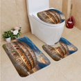 thumbnail image 1 of PUDMAD Italian View Colosseum Under Autumn Sunset in Rome Italian Landmark Historical Decorativ 3 Piece Bathroom Rugs Set Bath Rug Contour Mat and Toilet Lid Cover, 1 of 2