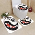 thumbnail image 1 of PUDMAD Koi Carp in Tai Chi 3 Piece Bathroom Rugs Set Bath Rug Contour Mat and Toilet Lid Cover, 1 of 2