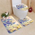thumbnail image 1 of PUDMAD Lavender Flowers in Flower Garden Behind My Home 3 Piece Bathroom Rugs Set Bath Rug Contour Mat and Toilet Lid Cover, 1 of 2