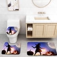 thumbnail image 1 of PUDMAD Little Witch Outdoors 3 Piece Bathroom Rugs Set Bath Rug Contour Mat and Toilet Lid Cover, 1 of 2