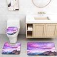thumbnail image 1 of PUDMAD Location Place Dolomite Mountains South Tyrol Italy Europe Explore Worlds Beauty 3 Piece Bathroom Rugs Set Bath Rug Contour Mat and Toilet Lid Cover, 1 of 2