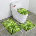 thumbnail image 1 of PUDMAD Low Angle Shot Beech Tree Forest 3 Piece Bathroom Rugs Set Bath Rug Contour Mat and Toilet Lid Cover, 1 of 2