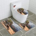 thumbnail image 1 of PUDMAD Manzanita Tree 3 Piece Bathroom Rugs Set Bath Rug Contour Mat and Toilet Lid Cover, 1 of 2