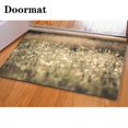 thumbnail image 1 of PUDMAD Morning in Field 3 Piece Bathroom Rugs Set Bath Rug Contour Mat and Toilet Lid Cover, 1 of 2