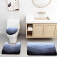 thumbnail image 1 of PUDMAD Mountains Morning Landscape Seamless 3 Piece Bathroom Rugs Set Bath Rug Contour Mat and Toilet Lid Cover, 1 of 2