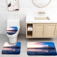 thumbnail image 1 of PUDMAD Mt Fuji and Lake Kawaguchi 3 Piece Bathroom Rugs Set Bath Rug Contour Mat and Toilet Lid Cover, 1 of 2