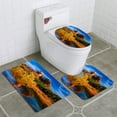 thumbnail image 1 of PUDMAD Oak Creek Reflects Cathedral Peaks in Red Rocks Park 3 Piece Bathroom Rugs Set Bath Rug Contour Mat and Toilet Lid Cover, 1 of 2