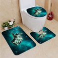 thumbnail image 1 of PUDMAD Old Alien Spaceship in deep Space Dirty Spacecraft Flying in Universe Stars in UFO fro 3 Piece Bathroom Rugs Set Bath Rug Contour Mat and Toilet Lid Cover, 1 of 2