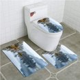 thumbnail image 1 of PUDMAD Panorama at Rydal Water Clear Reflections and Patchy Fog 3 Piece Bathroom Rugs Set Bath Rug Contour Mat and Toilet Lid Cover, 1 of 2