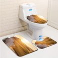 thumbnail image 1 of PUDMAD Panoramic View Seven Sisters Cliffs at Sunset 3 Piece Bathroom Rugs Set Bath Rug Contour Mat and Toilet Lid Cover, 1 of 2