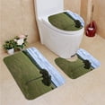 thumbnail image 1 of PUDMAD Par Brazil A Brazil nut Tree Protected by Law Remains Standing in Farm Plantation in Amazon 3 Piece Bathroom Rugs Set Bath Rug Contour Mat and Toilet Lid Cover, 1 of 2