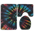 thumbnail image 1 of PUDMAD Parent 3 Piece Bathroom Rugs Set Bath Rug Contour Mat and Toilet Lid Cover, 1 of 2