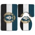 thumbnail image 1 of PUDMAD Per Aspera Ad Astra Flag 3 Piece Bathroom Rugs Set Bath Rug Contour Mat and Toilet Lid Cover, 1 of 2