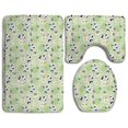 thumbnail image 1 of PUDMAD Puppy Dog Likes To Eat Pear 3 Piece Bathroom Rugs Set Bath Rug Contour Mat and Toilet Lid Cover, 1 of 2
