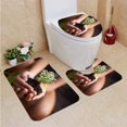thumbnail image 1 of PUDMAD Ready to be Planted in its New Home 3 Piece Bathroom Rugs Set Bath Rug Contour Mat and Toilet Lid Cover, 1 of 2