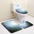 thumbnail image 1 of PUDMAD Road in Forest Trough Fog El Teide National Park 3 Piece Bathroom Rugs Set Bath Rug Contour Mat and Toilet Lid Cover, 1 of 2