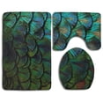 thumbnail image 1 of PUDMAD Sea Voyage 3 Piece Bathroom Rugs Set Bath Rug Contour Mat and Toilet Lid Cover, 1 of 2