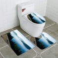 thumbnail image 1 of PUDMAD Sea to Sky Highway or Highway 99 3 Piece Bathroom Rugs Set Bath Rug Contour Mat and Toilet Lid Cover, 1 of 2