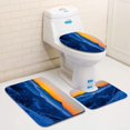 thumbnail image 1 of PUDMAD Serene Sunrise in Mala Fatra Slovakia 3 Piece Bathroom Rugs Set Bath Rug Contour Mat and Toilet Lid Cover, 1 of 2