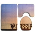 thumbnail image 1 of PUDMAD Silhouette Man Businessman Eliminate Improve Change Impossible To Possible Text Bridge 3 Piece Bathroom Rugs Set Bath Rug Contour Mat and Toilet Lid Cover, 1 of 2