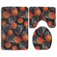 thumbnail image 1 of PUDMAD Slam Dunk 3 Piece Bathroom Rugs Set Bath Rug Contour Mat and Toilet Lid Cover, 1 of 2